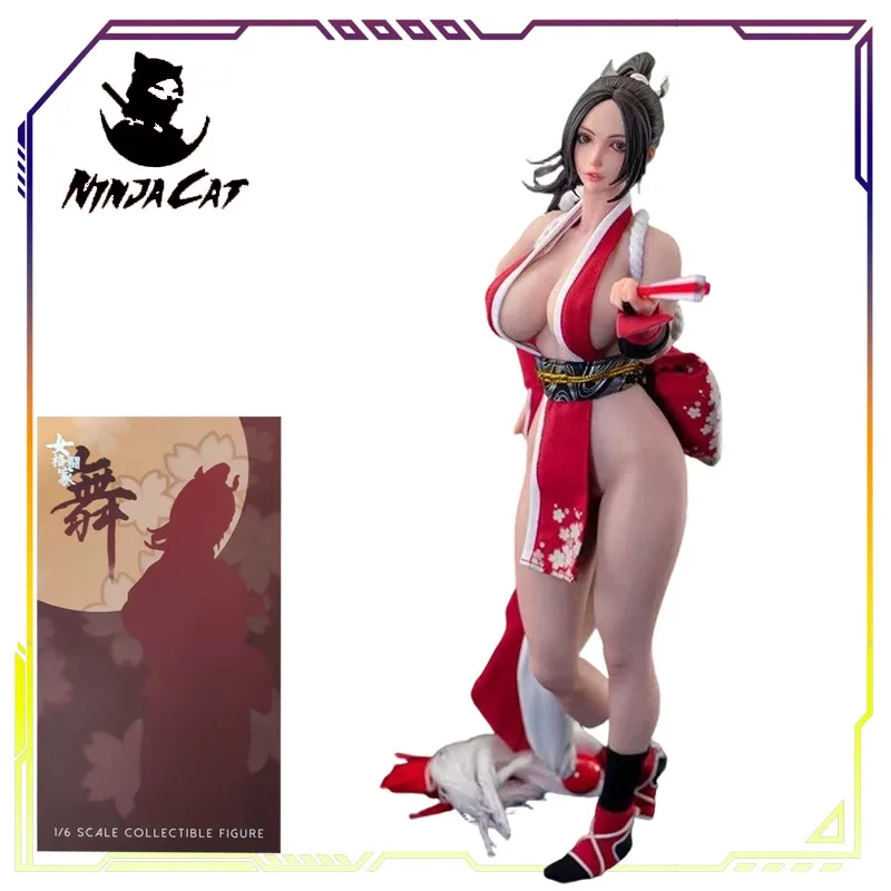 Ninja Cat Original 1\6 Der König der Kämpfer Serie Mai Shiranui Action Figur Modell Spielzeug Bewegliche Modell Ornamente Geschenke für Jungen