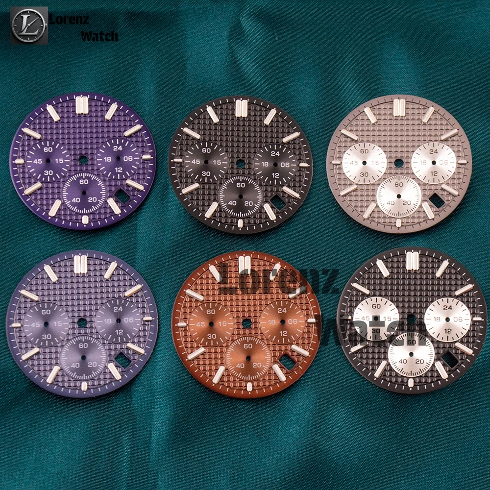 mostrador-de-relogio-de-318mm-e-ponteiros-compativeis-com-movimento-oak-vk63-luminosos-verdes-acessorios-de-modificacao-de-relogio-de-alta-qualidade-mostrador-e-ponteiros-vk63