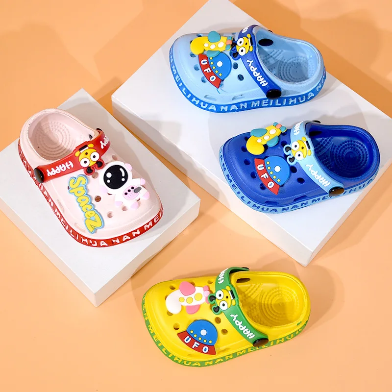 New Children\'s EVA Slippers Boys Summer Baby Home Cute Children Girls Soft Bottom Light