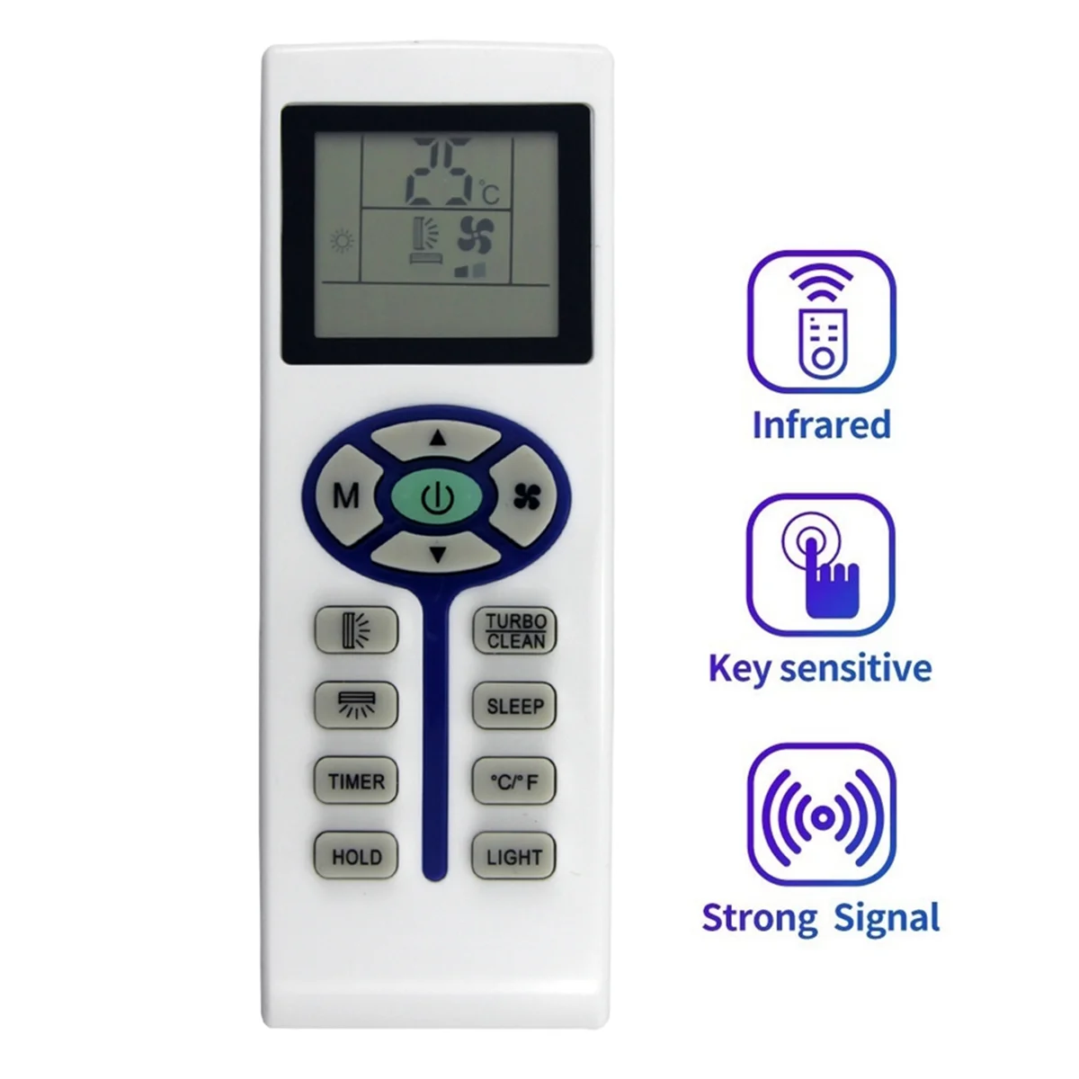 استبدل جهاز التحكم عن بعد A/C ZH/TL-02 لجهاز التحكم عن بعد لمكيف الهواء Chigo ZH/TL-02