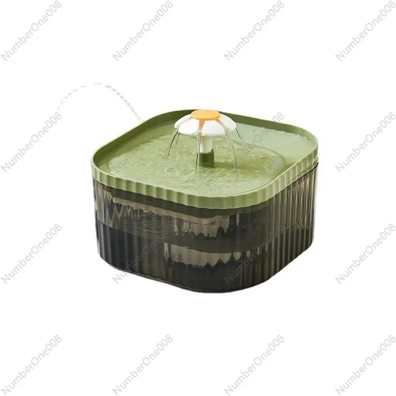 

Умный диспенсер для воды для кошек и собак - беспроводной электрический, бесшумный фонтанчик с циркуляционным потоком для домашних животных