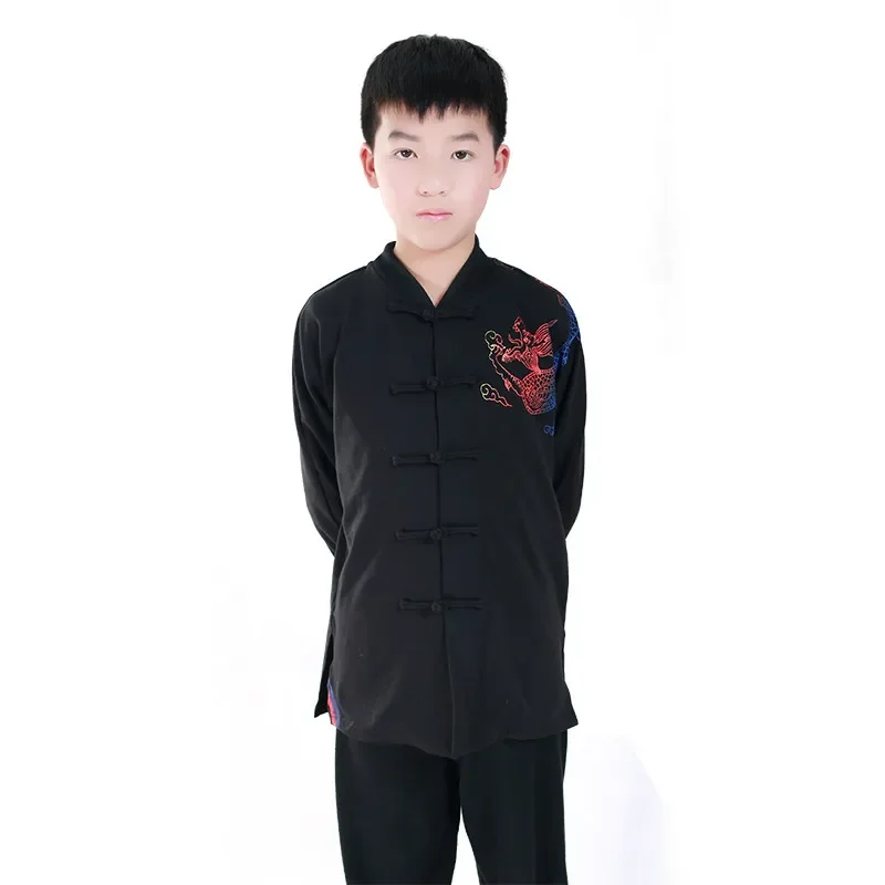 spring new children's martial arts training uniform training uniform boys' martial arts performance uniform