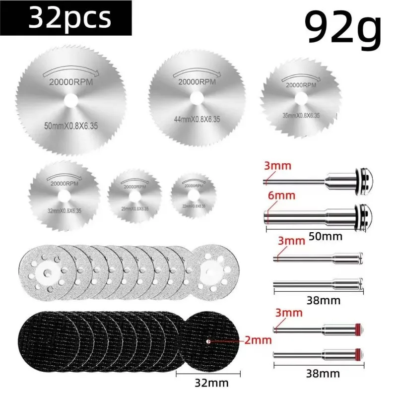 

Stainless Steel High Speed Steel Circular Saw Blade Cutting Disc Rotating Drilling Tool Accessories for Wood Plastic Aluminum