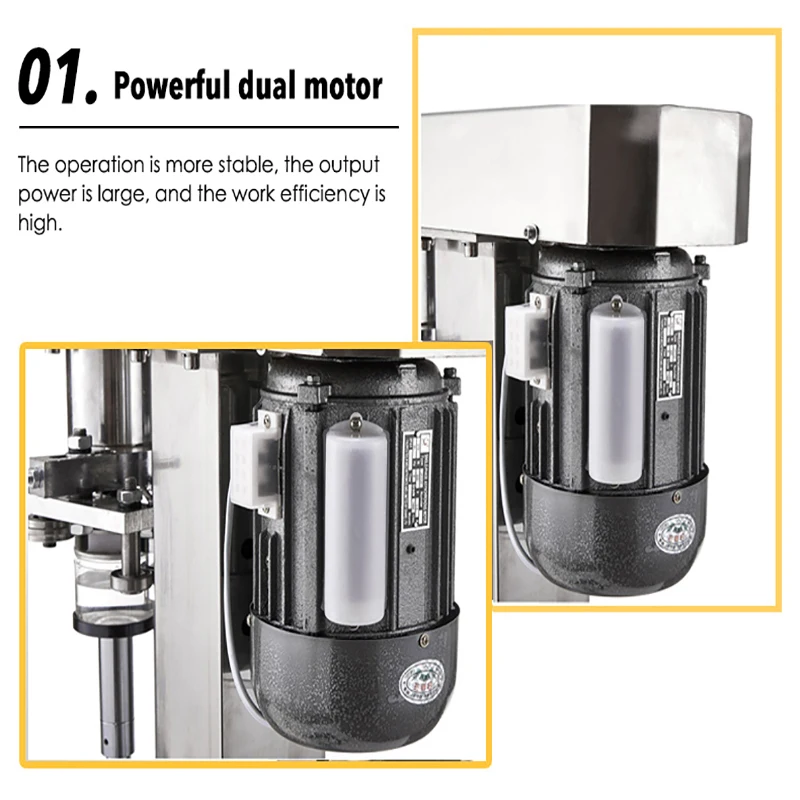 

Commercial Can Sealing Machine Stainless Steel Automatic Tinplate Can Sealer Machine For Fruit Fish Can Seal Tools