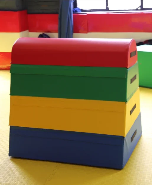 2026 Four Storey Trapezoidal Soft Jump Box Play Equipment Set Pommel Horse Gymnastics Foam Vaulting Box For Sale