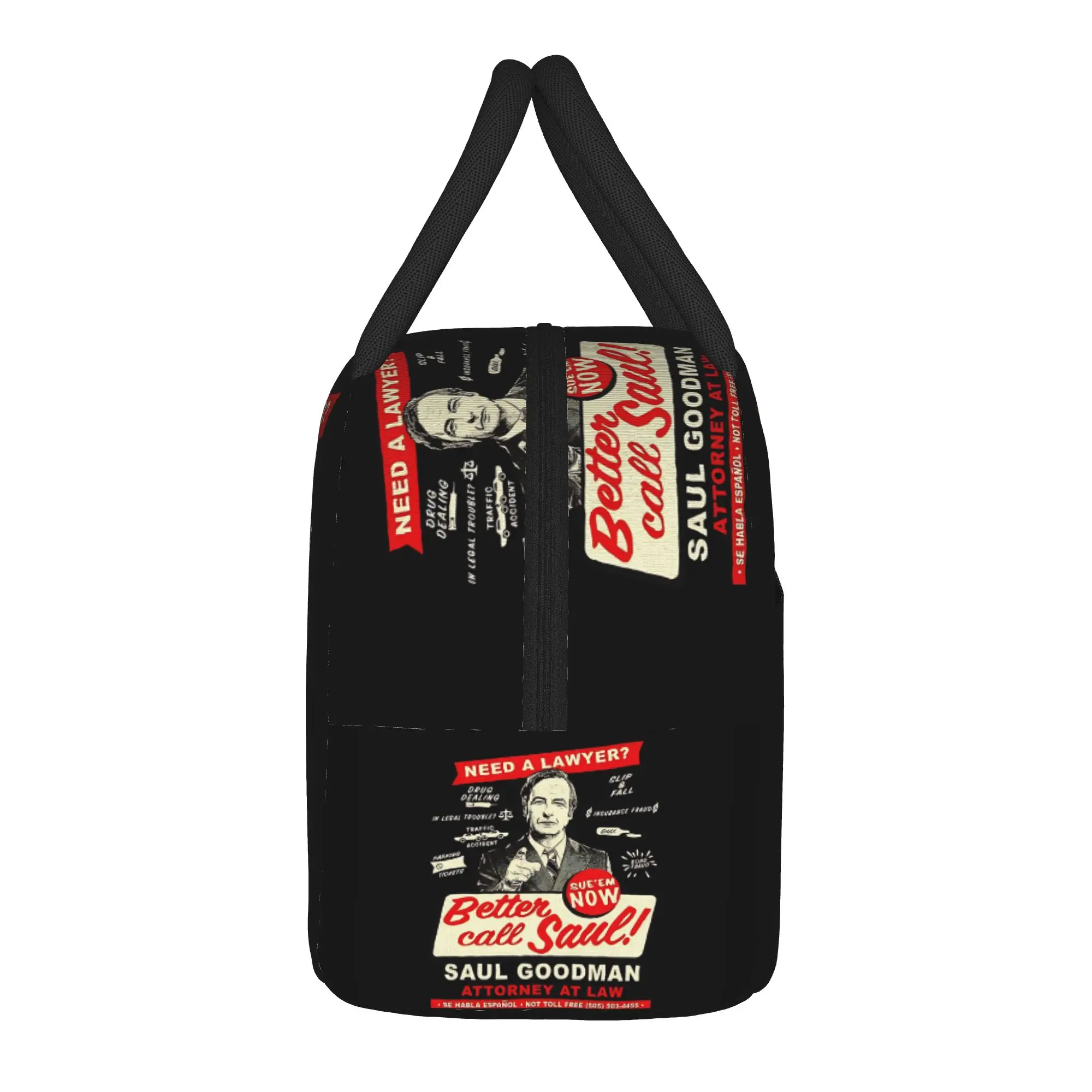 Need An Attorney Better Call Saul Breaking Bad Lunch Bag Lunch Box School Zipper Thermal Tote Handbags For Child Cooler Bag