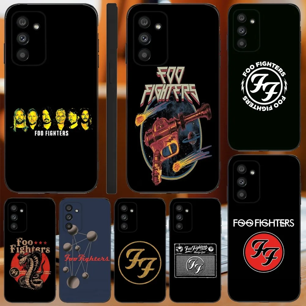 F-Foo Band F-FightersS  Phone Case For Samsung Galaxy A13,A21s,A22,A31,A32,A52,A53,A71,A80,A91 Soft Black Cover