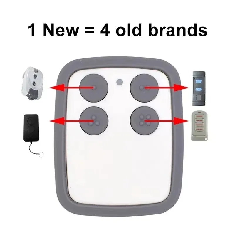 Multi-Freq Remote Control 250-868MHz - Rolling Code Compatible for Garage/Gate/Shutter Doors | Universal Copy Clone Duplicator