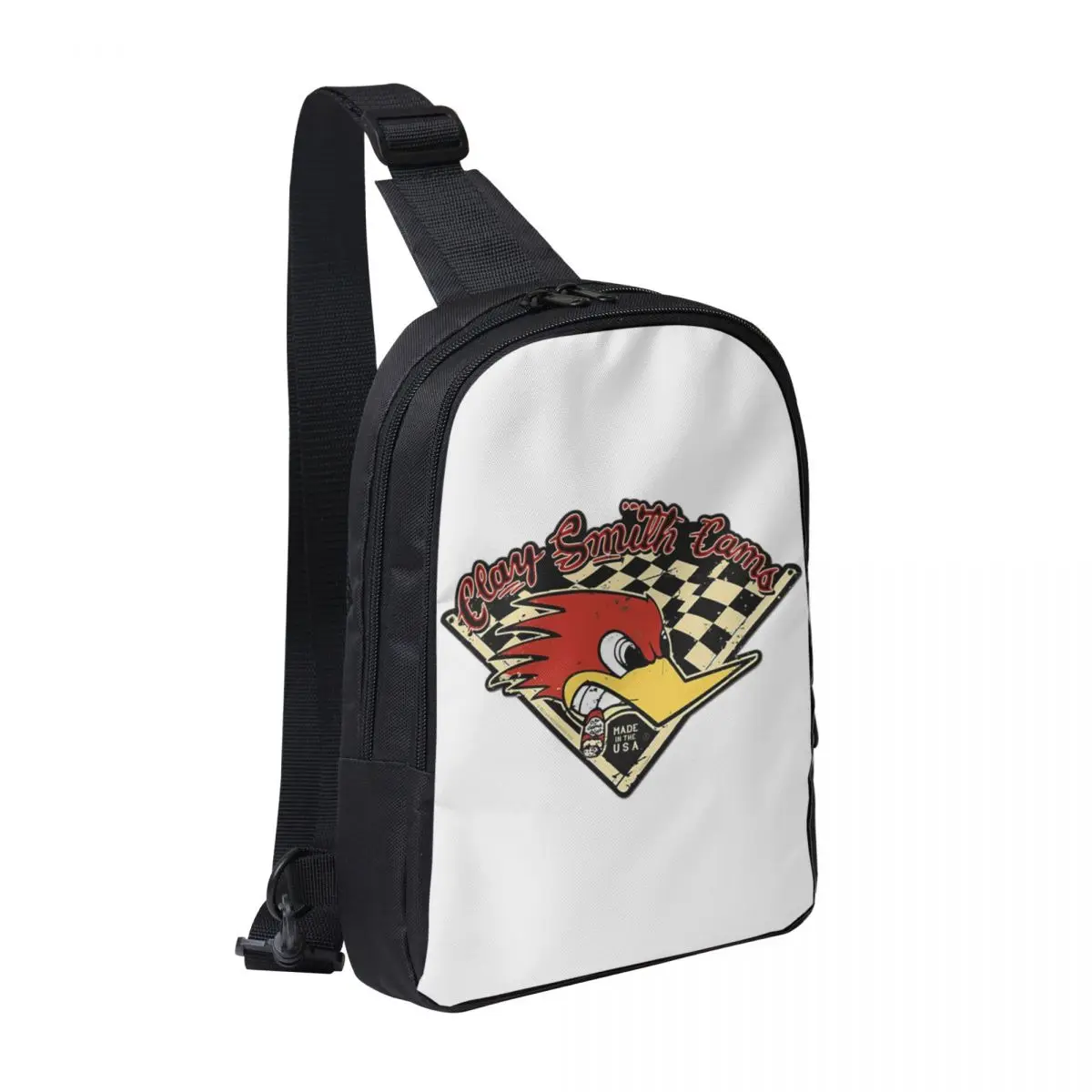 

Street Mr.Horsepower Clay Smith Cams Chest Bag Men Sling Crossbody Backpack Chest Bag Travel Hiking Daypack Shoulder Bag