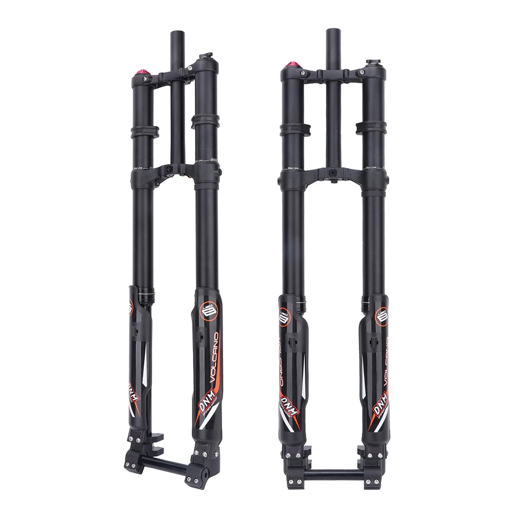 

DNM Downhill Mountain Bike Fork 203mm Travel Disc Brake Oil Suspension Aluminium Alloy MTB Bicycle Front Fork 26/27.5 Inch