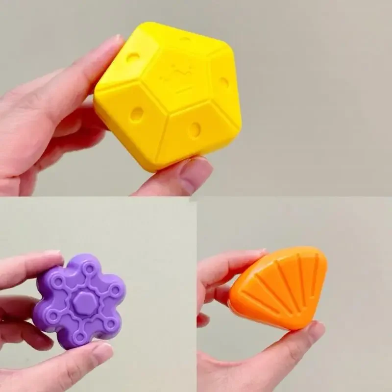 Giocattolo educativo per l'ordinamento delle forme con colori arcobaleno per le capacità motorie fini del bambino e il per lo