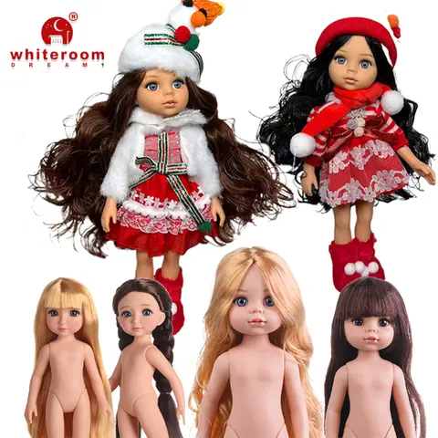 12 inch 30cm American Girl Healthy Skin Christmas Gift Rebirth Doll Vinyl Full Body Little Girl DIY Toy Children Factory Sale