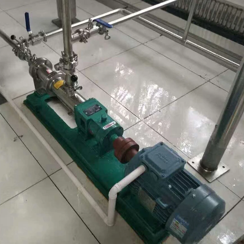 

Good Quality Stainless Steel SS316L High Viscosity Sanitary Single Screw Pump