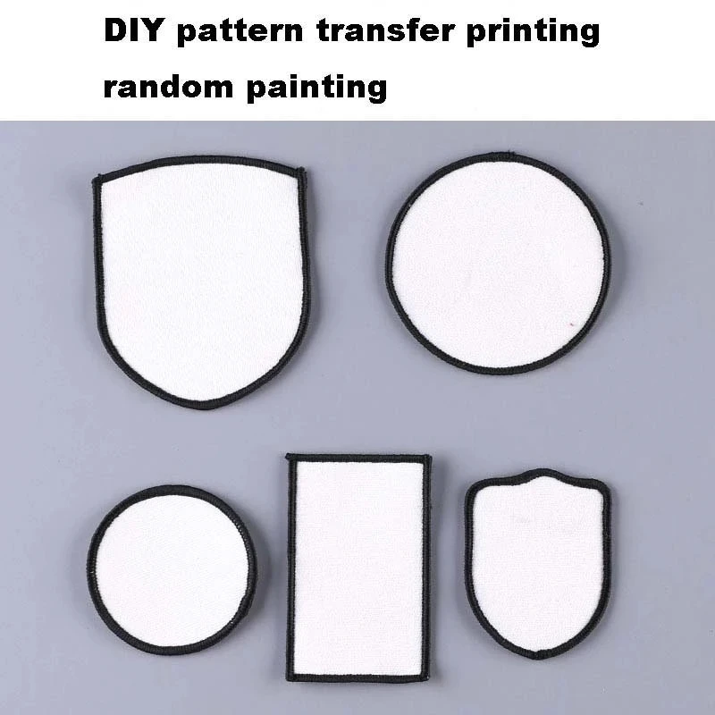 15PCS DIY Creative Blanks Stickers,Clothing Thermoadhesive Patch,Sublimation Blank Products Designer Patches For Clothes Iron On