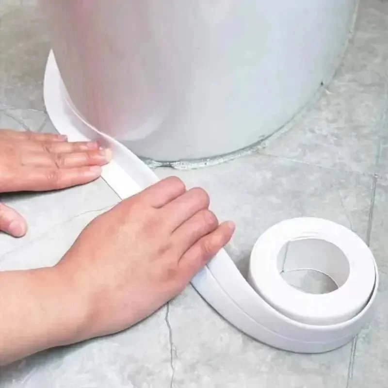 3M Home Bathroom Waterproof Wall Sticker Sealing Tape PVC Adhesive Sealing Tape Sink Edge Tape Kitchen Bathroom Accessories
