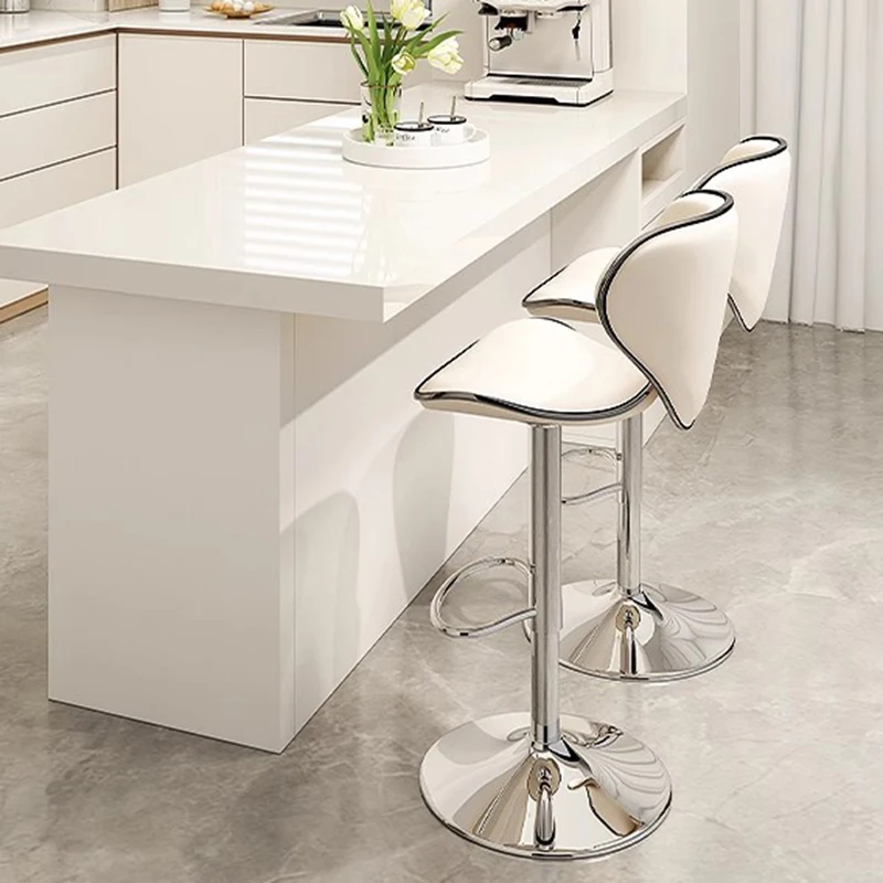 Hairdressing Professional Barber Barstools Ergonomic Aesthetic Long Aluminum Barstools Computer Minimalist Chaise Bar Furniture