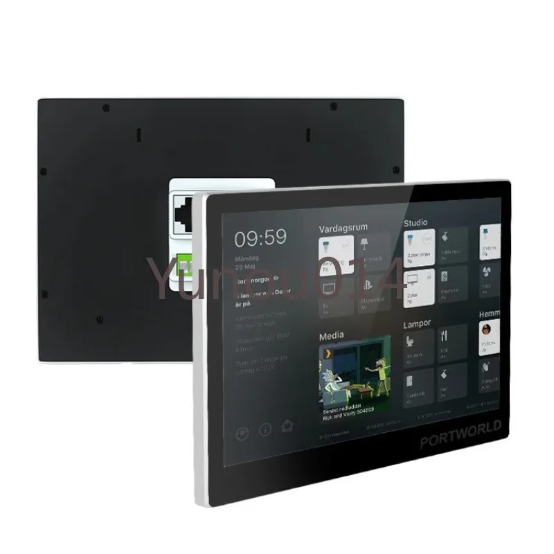 Inwall Mount Android 11 Home Tablet, Touch Panel with RS485 Port, Smart Home Tablet, 10 in