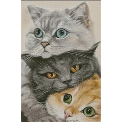 7201 Cross Stitch Sets Cross Stitch Paintings 14ct 18ct Stich Cross Stitch Kit Embroidery Needle Arts & Craft Complete Kit Hobby