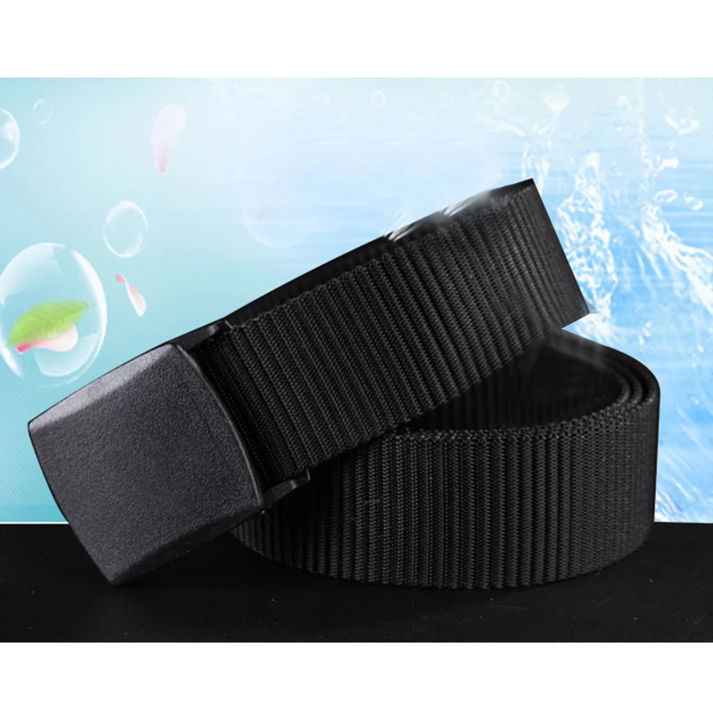 

2Pcs Men Canvas Web Belt Nylon Lightweight Breathable Casual Plastic Buckle Outdoor Sports Woven Belt Men Canvas Belts