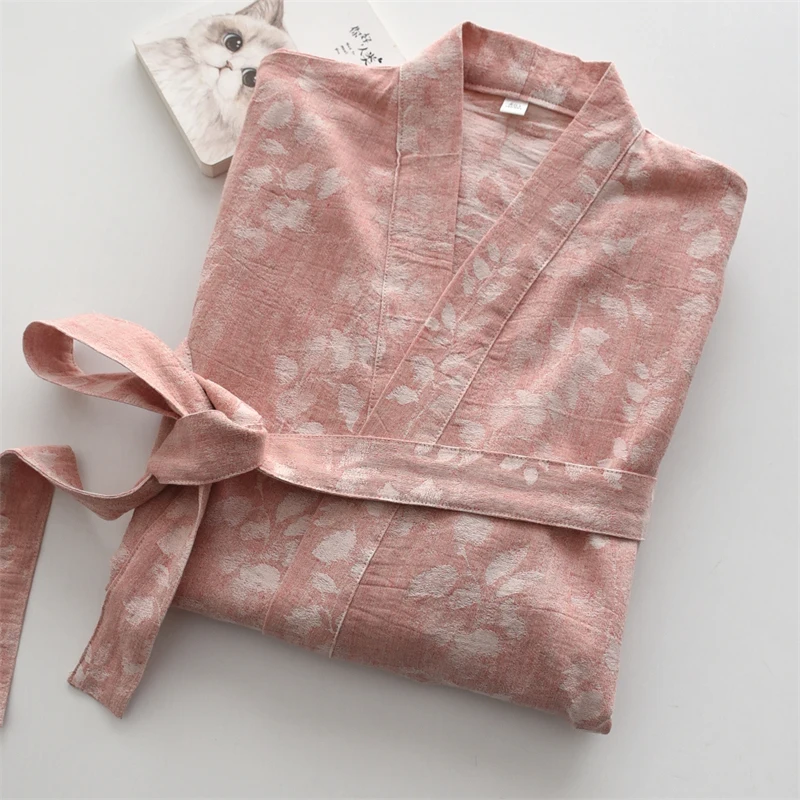 Albornoz elegante de mariposa Jacquard con tinte anudado, ropa de descanso suave y agradable para la piel, albornoz humeante para el sudor, regalos de vacaciones de lujo