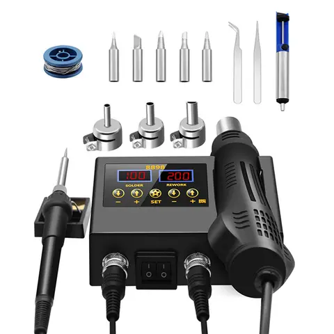 Portable Digital Soldering & Hot Air Gun Yarboly