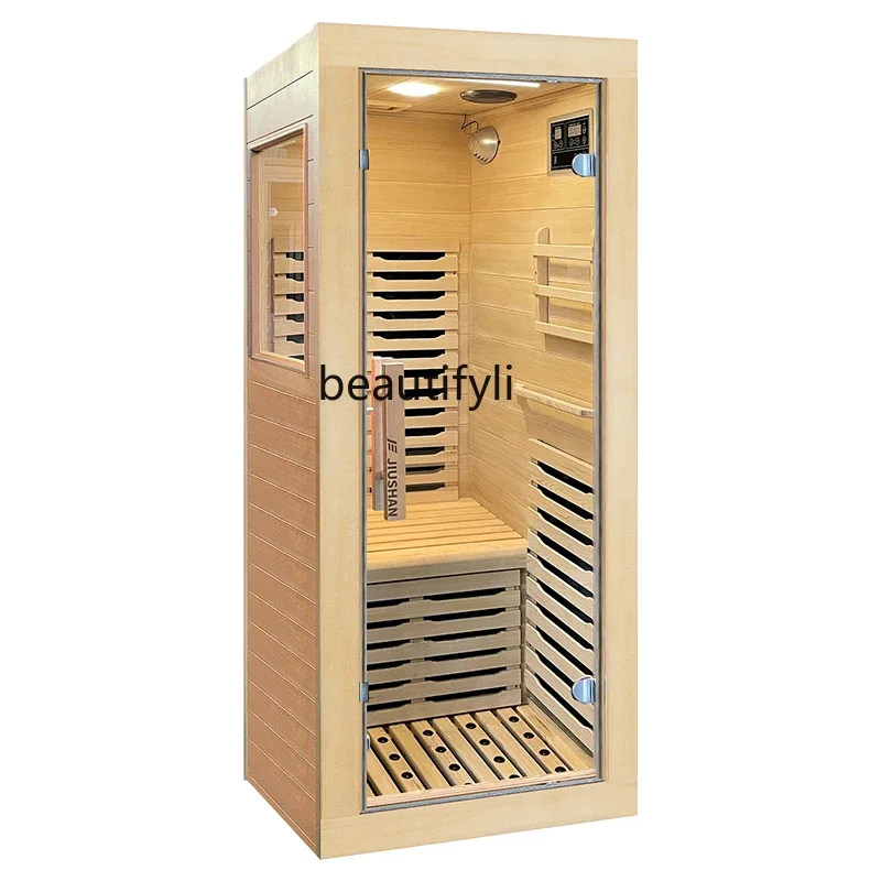 

Jiushan far infrared sauna dry steam household graphene steam room sweat warehouse