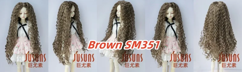 JD220 1/6 1/4 1/3 1/12 Blythes Extremely Long Curly Fashion Synthetic Mohair BJD Wig YOSD MSD SD Doll Accessories