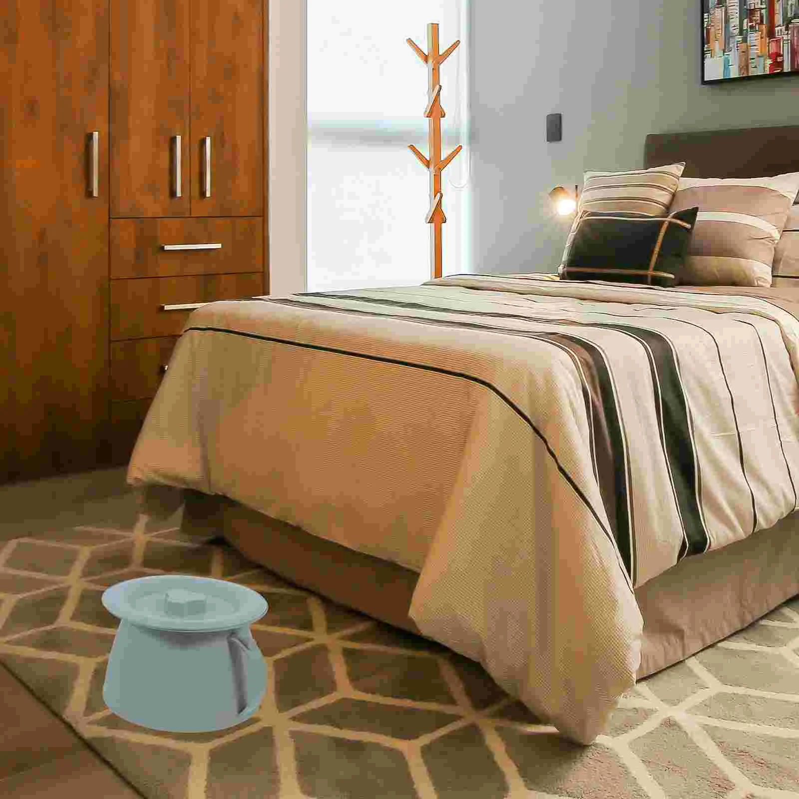 Vasino per orinatoio con sputacchiera, materiale plastico spesso, liscio, per uso familiare, per bambini, anziani, camera da letto portatile