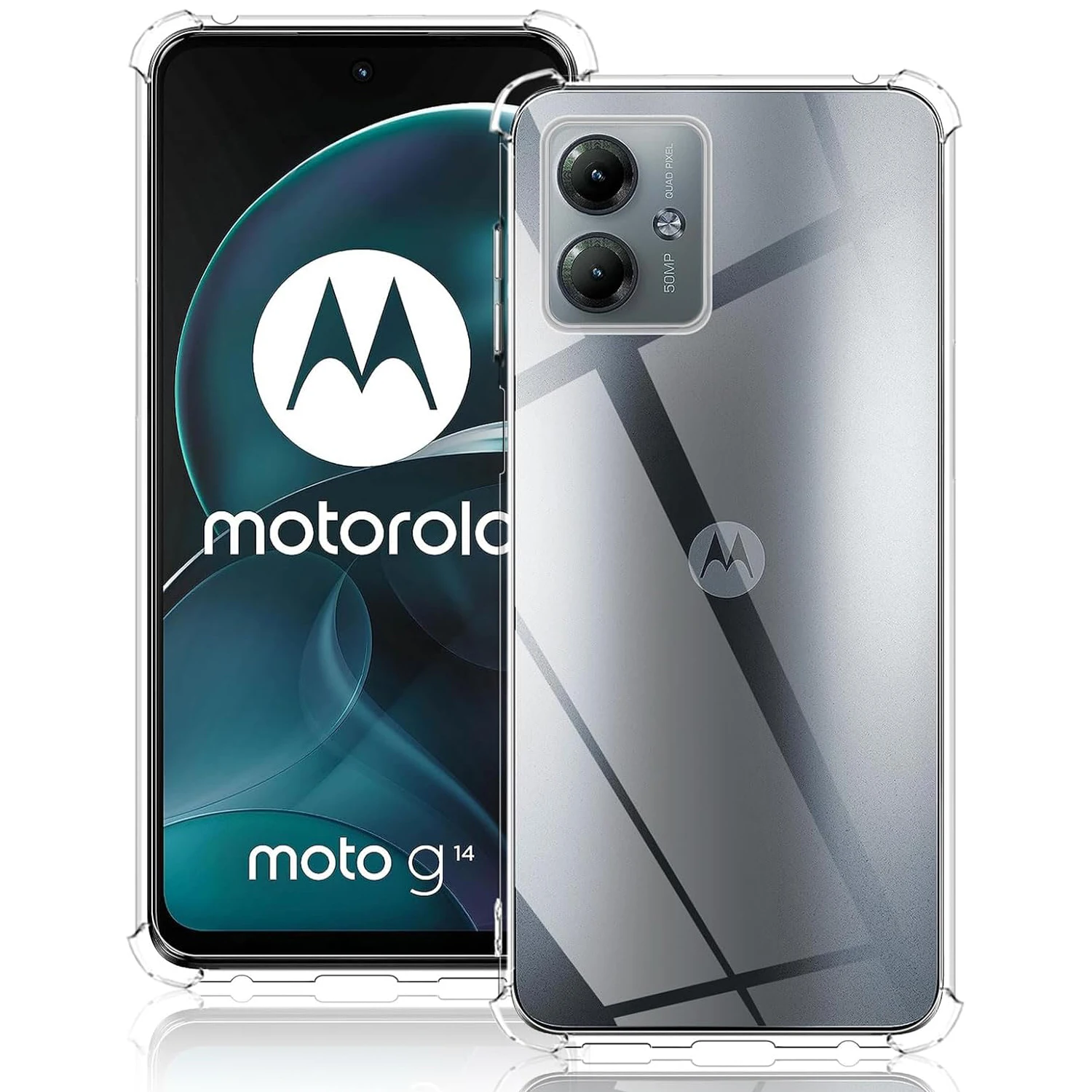 Shockproof Clear Soft Case For Motorola Moto G14 G54 5G(Brazil) G54 5G G84 5G Silicone Back Cover for Moto G13 G23 G53 G73