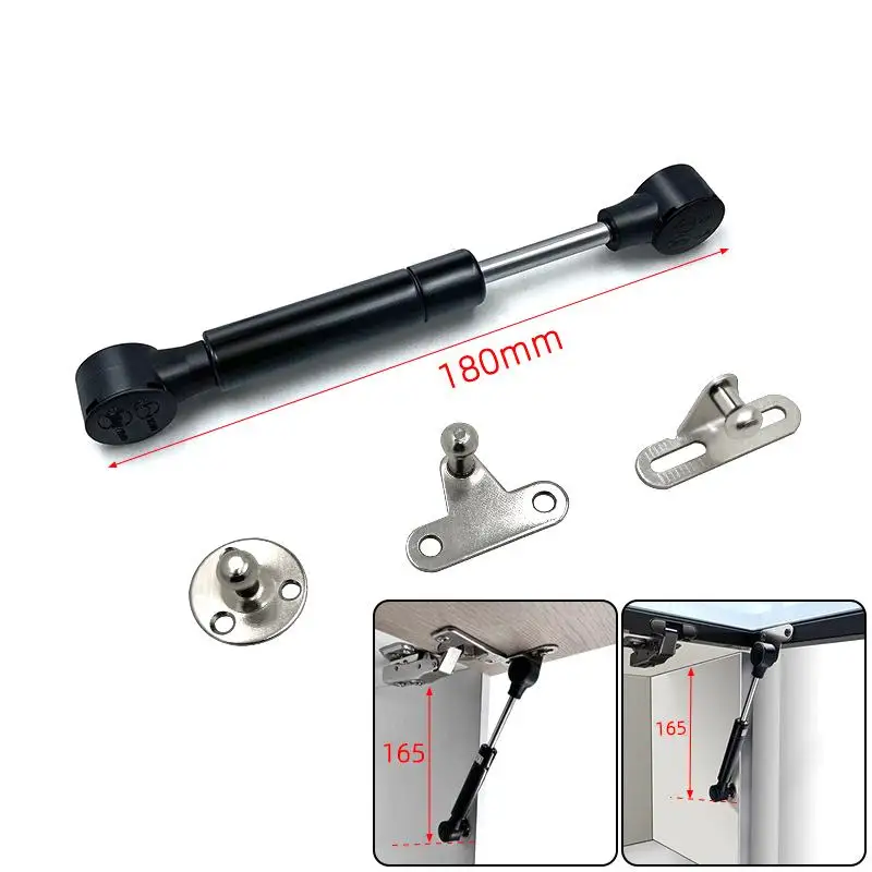 Ultra-Short Gas Struts Aluminum Frame Support Rod Waterproof Lift for Bathroom Glass Door Mirror Cabinets