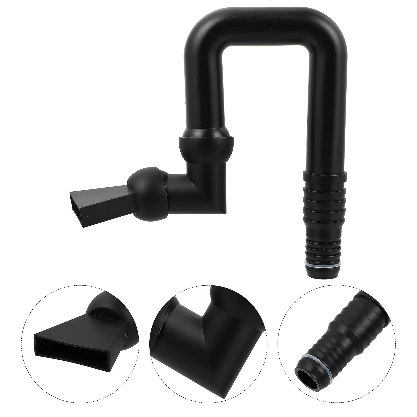 

Fish Tank Water Outlet Aquarium Accessory Accessories End Pipe Return Jet Assembly Black