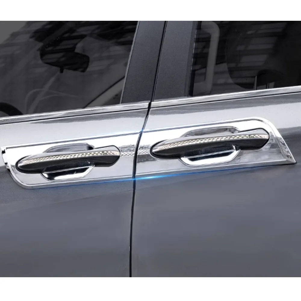 For Hyundai Custo 2021 2022 2023 2024 Steel/ABS Plastic Car Door Handle Bowl Molding Cover Auto Armrest Exterior Accessories