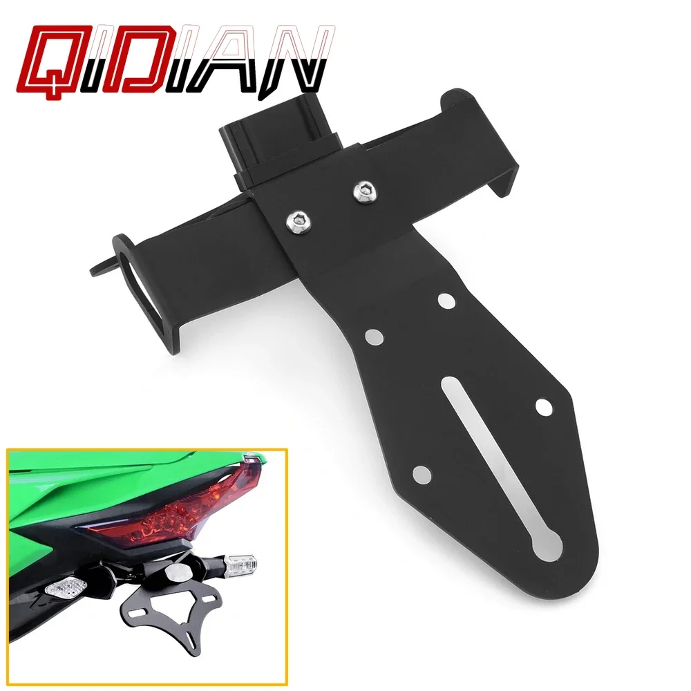 

Motorcycle For KAWASAKI Ninja ZX10R ZX10RR 2016-25 Rear Registration Bracket License Plate Holder Frame Tail Tidy Accessories