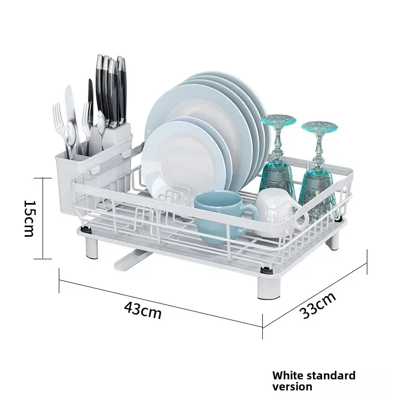 Seau de cuisine T1 pour le séchage de la vaisselle, solution de rangement avec proximité à l'intérieur pour assiettes, bols et ustensiles