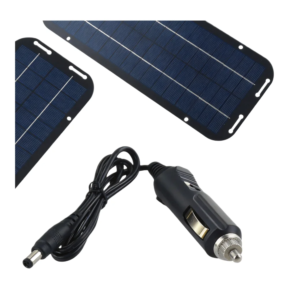 Solar Panel Kit 12V IP65 Waterproof Solar Charger Outdoor Portable Monocrystalline Solar Powered Battery Charger