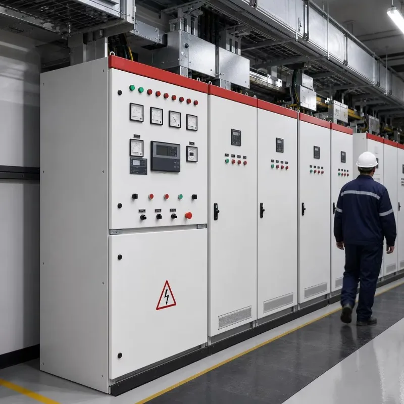 Synchronizing Panel 800A Genset Paralleling Control Cabinet Power Distribution System Industrial Low Voltage Switchgear IP54