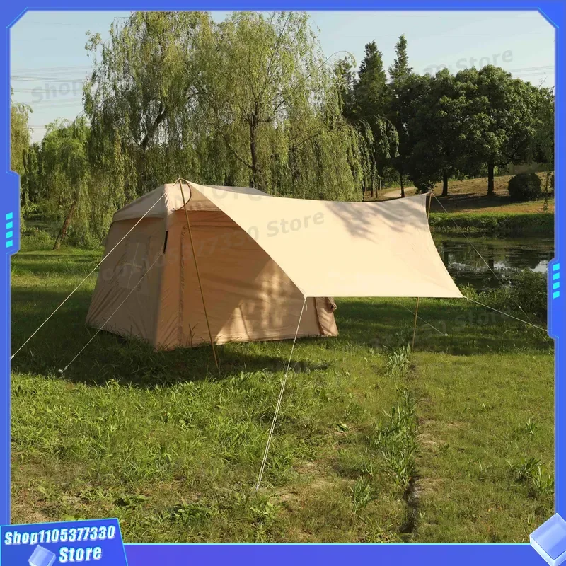 Deluxe SUV Inflatable Tailgate Tent 380x230cm 210D Oxford Fabric Car Rear Camping House High Strength PVC Air Column Portable