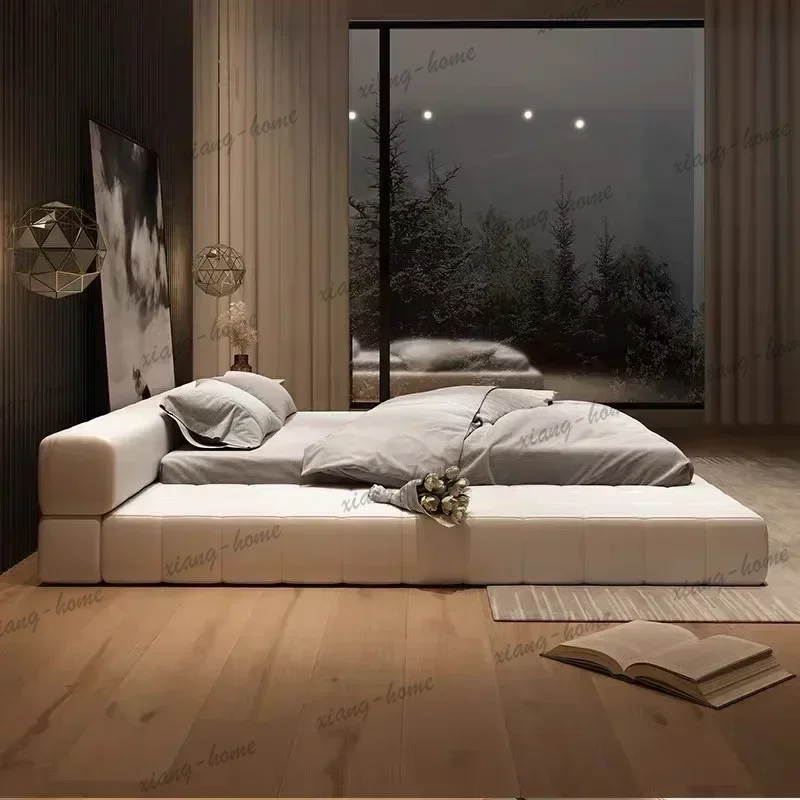 FG Organizer Furniture Bed Double Headboard Frames Andbed Bases Tatami Bedroom Furniture Queen Sizebed Princess Bed Home 180x200