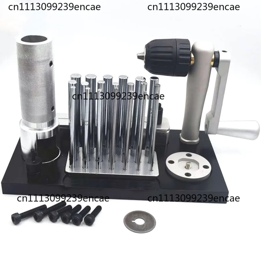 Stainless Steel Wire Drawing Machine Small Round Tube Tightener Hand-cranked Manual Wire Winding Machine  Making