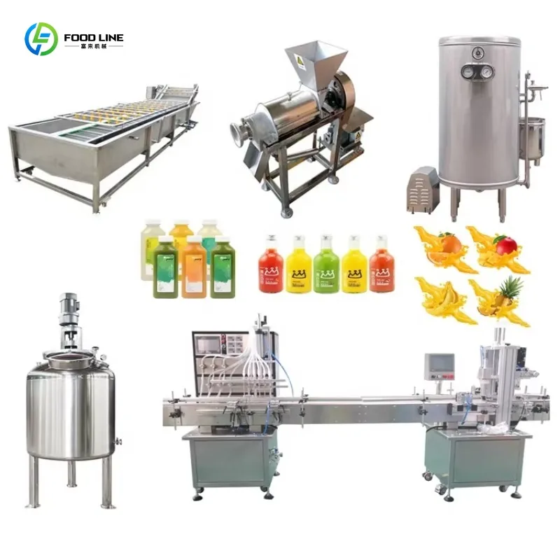 Máquina de Producción de Jugos Personalizada para Pequeñas Fábricas, Línea de Llenado de Botellas de Vidrio, Máquina de Envasado de Jugo de Caña de Azúcar