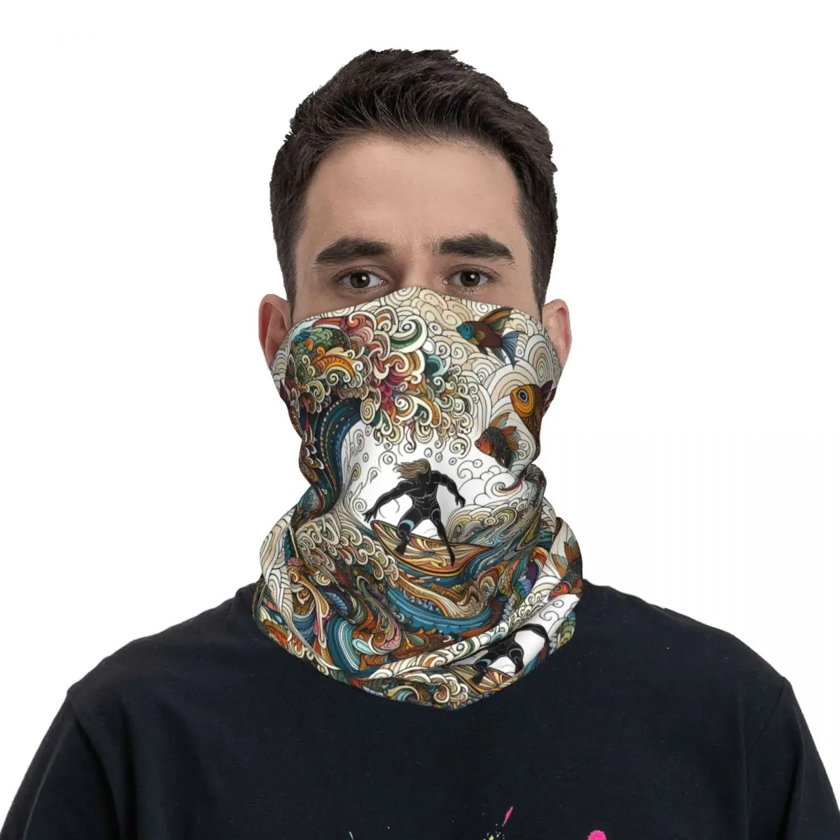 Surf schal Halstuch Hals Gesichts maske Polyester