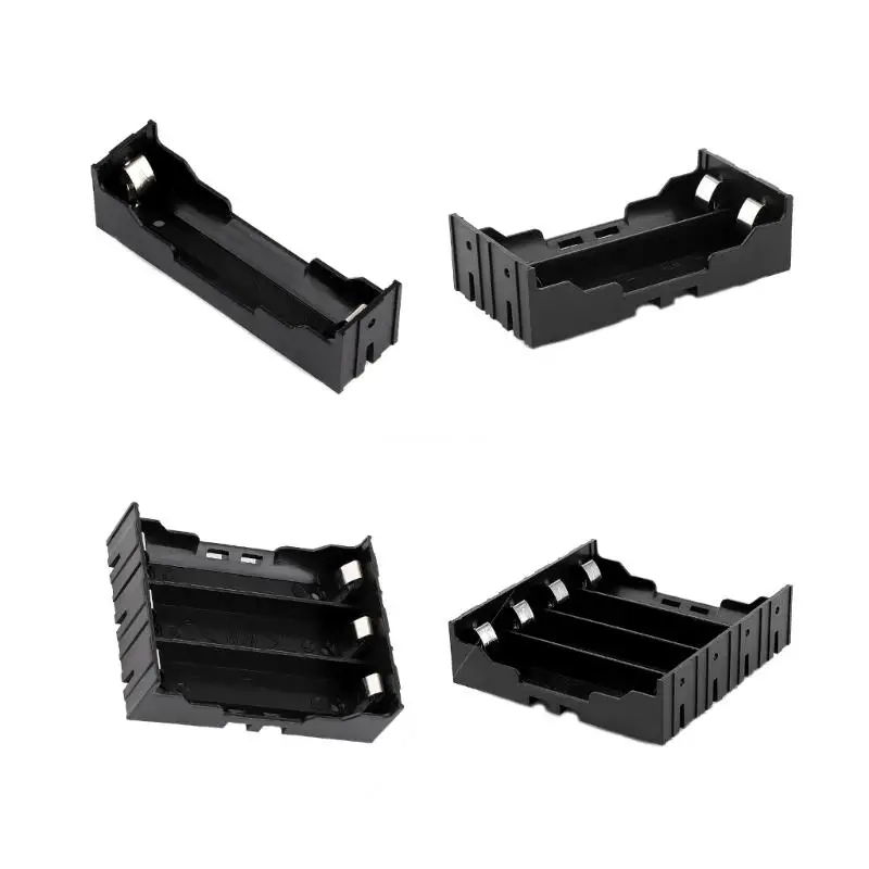 Portable 18650 Battery Case Holder with Pins 1Slots/2Slots/3Slots/4Slots Dropship