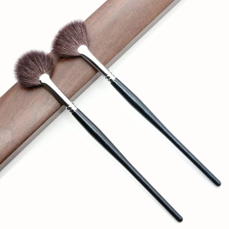 Fan Highlighter Brushes Makeup Top Goat Hair High Quality Blender Make Up Brush