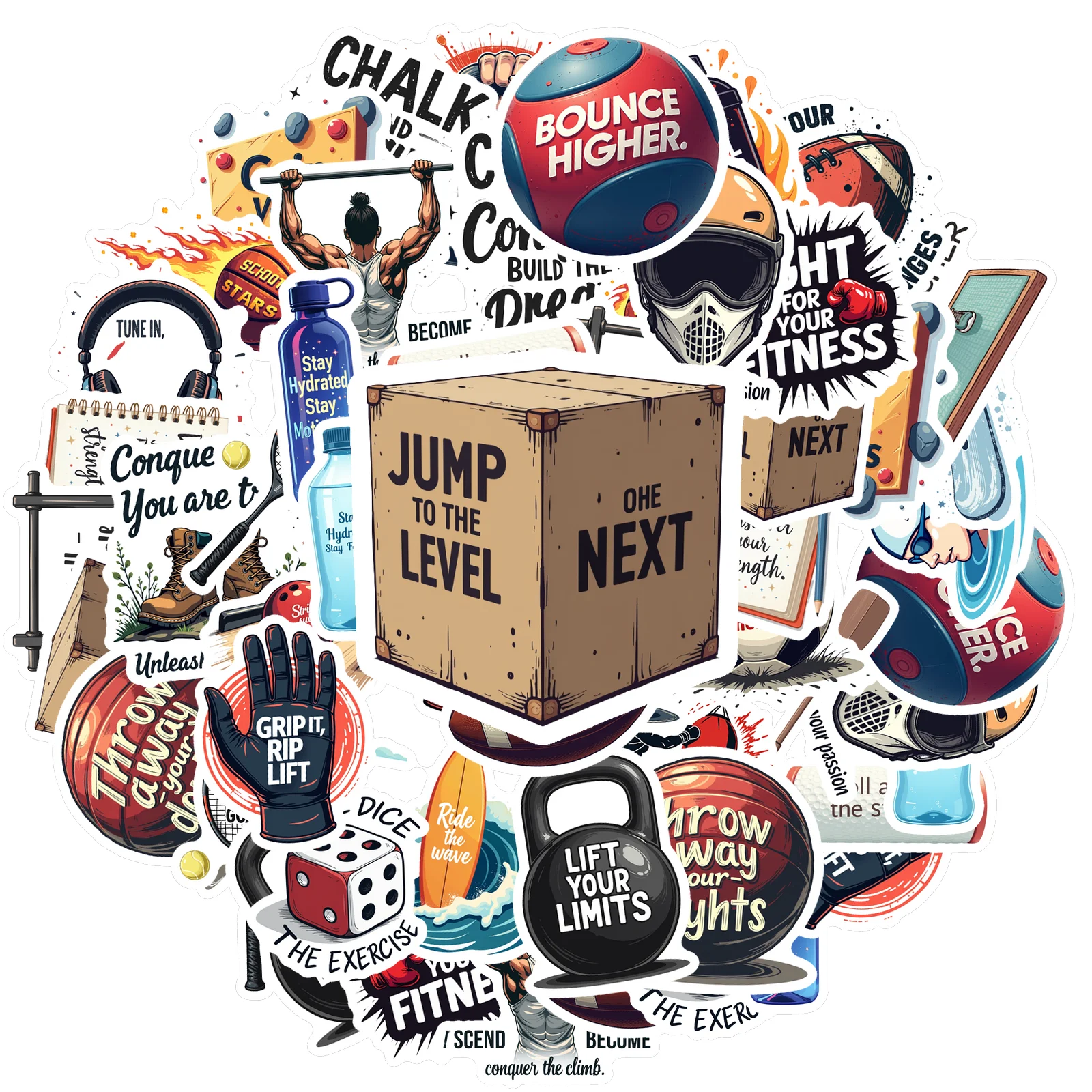 35pcs Motivational Stickers Cartoon Stationery Stickers DIY Stickers For Laptop Luggage Scrapbook Diary Sticker Suitcase