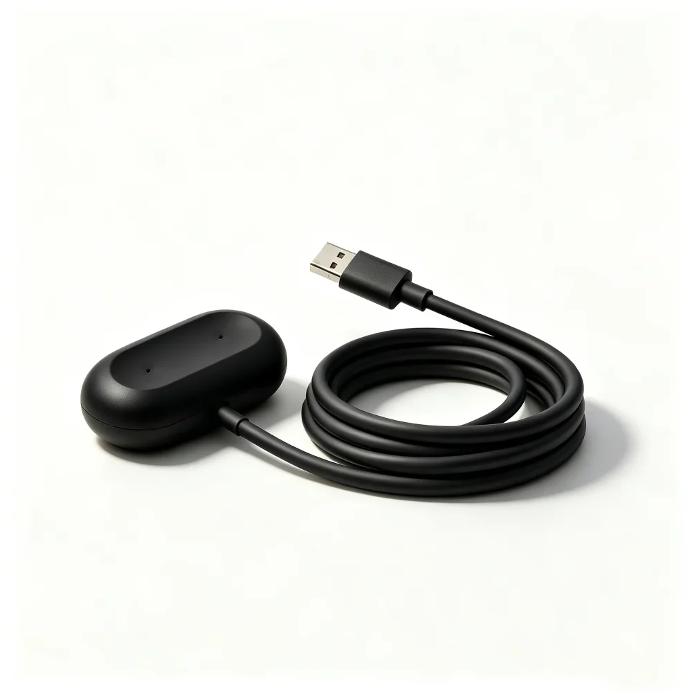 For Fitbit Air Magnetic Charging Cable USB-A Charger Cord For Google Fitbit Air Bracelet Black White Two Color Option