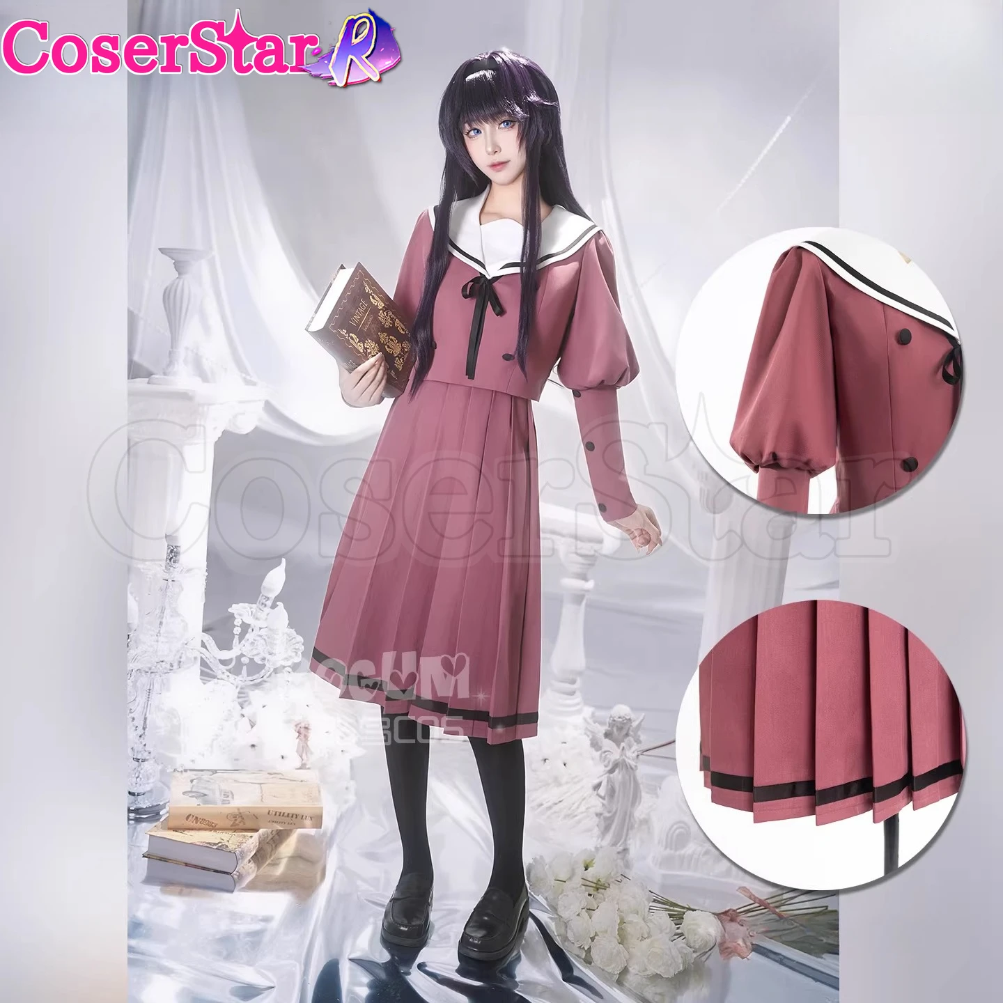 CoserStar-R аниме «Лароматный цветок цветет» с жанром Вагури Каорко Косплей Костюм Платье Карнавальный комикс Униформа для ролевых игр