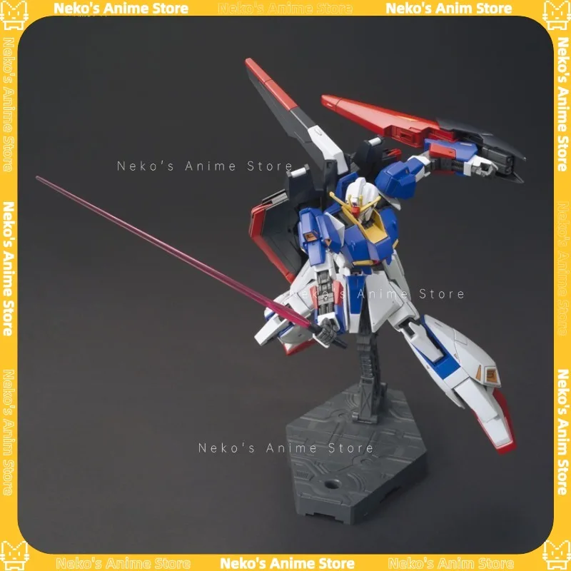 【재고 있음】반다이 HG HGUC 203 1/144 제타 건담 리바이브 2.0 모델 키트 액션 피규어 애니메이션 모델 데스크탑 인형 수집품 선물