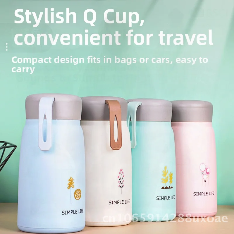 

Новая двухслойная стеклянная кружка Q-образной формы, милая маленькая кружка для студентов и детей, рекламный сувенир для церемоний открытия, небольшой подарок