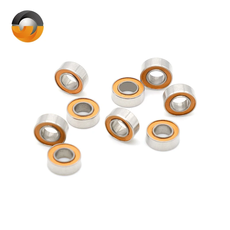 10 قطعة سفينة الصيد تحمل SMR84 63 74 85 95 103 104 105 106 115 117 126 128 148 2OS الفولاذ المقاوم للصدأ الهجين محامل السيراميك #5