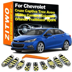 ZITWO LED Interior Light Kit For Chevrolet Chevy Cruze Captiva Trax Orlando Malibu Aveo Spark Camaro Trailblazer Colorado Onix